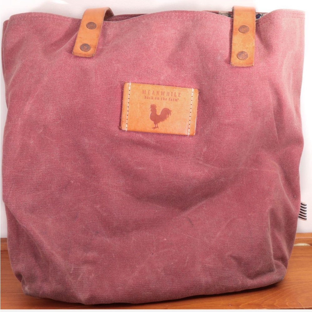 Meanwhile Back On The Farm - Waxed Canvas Tote
